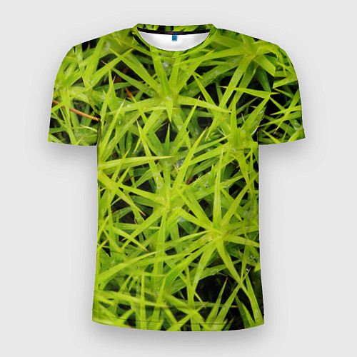 Мужская спорт-футболка Сфагнум / 3D-принт – фото 1