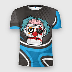 Мужская спорт-футболка Клоун - зомби