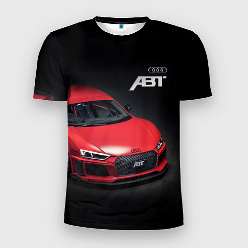 Мужская спорт-футболка Audi quattro ABT autotuning / 3D-принт – фото 1