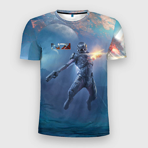 Мужская спорт-футболка Mass Effect Andromeda - Character / 3D-принт – фото 1