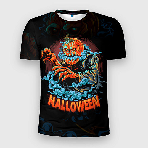 Мужская спорт-футболка Жуткий Хэллоуин Halloween / 3D-принт – фото 1