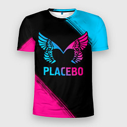 Футболка спортивная мужская Placebo - neon gradient, цвет: 3D-принт
