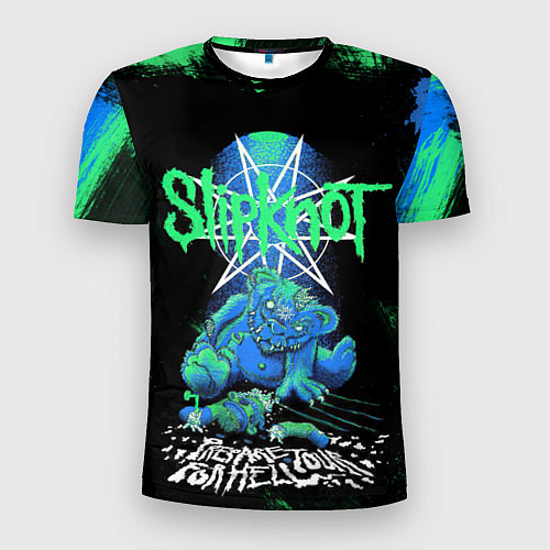 Мужская спорт-футболка Slipknot monster / 3D-принт – фото 1