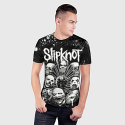 Футболка спортивная мужская Slipknot Black, цвет: 3D-принт — фото 2