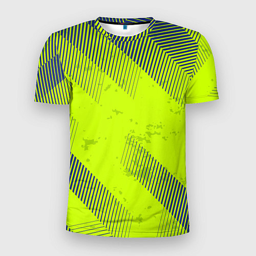 Мужская спорт-футболка Green sport style / 3D-принт – фото 1