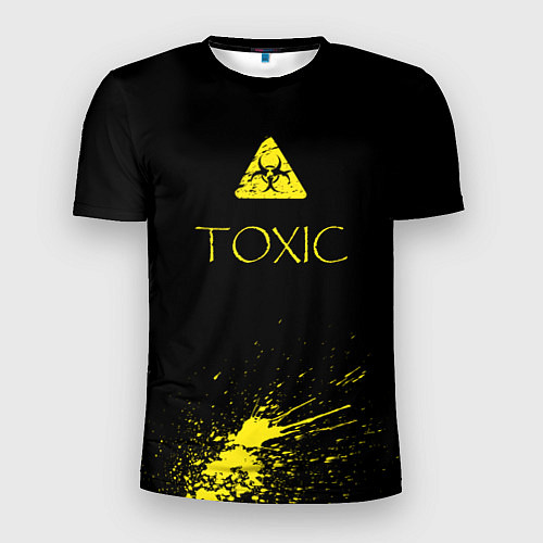 Мужская спорт-футболка TOXIC - Биологическая опасность / 3D-принт – фото 1
