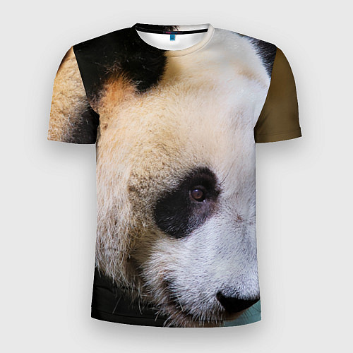 Мужская спорт-футболка Загадочная панда / 3D-принт – фото 1