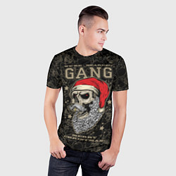 Футболка спортивная мужская We are bearded gang Merry Christmas!, цвет: 3D-принт — фото 2