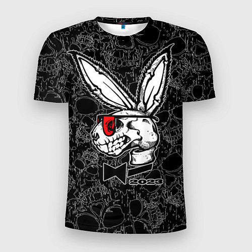 Мужская спорт-футболка Playboy Skull - Rabbit 2023 / 3D-принт – фото 1