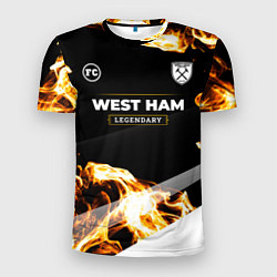 Мужская спорт-футболка West Ham legendary sport fire