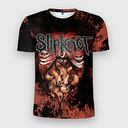 Мужская спорт-футболка Slipknot horror