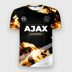 Мужская спорт-футболка Ajax legendary sport fire