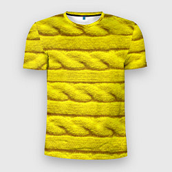 Футболка спортивная мужская Жёлтый свитер - Осень-Зима 2028, цвет: 3D-принт