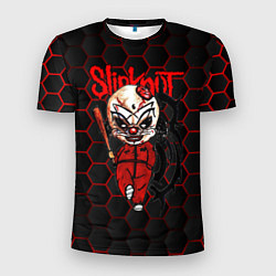 Мужская спорт-футболка Slipknot объемные соты