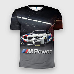 Футболка спортивная мужская BMW M 240 i Racing - Motorsport - M Power, цвет: 3D-принт