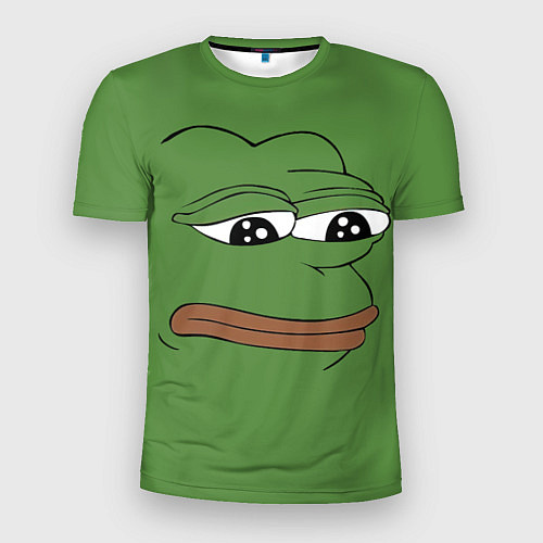 Мужская спорт-футболка Лягушонок Pepe грустит / 3D-принт – фото 1