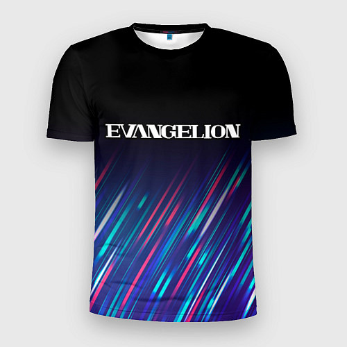 Мужская спорт-футболка Evangelion stream / 3D-принт – фото 1