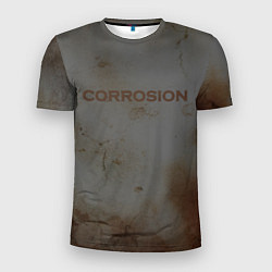 Мужская спорт-футболка Corrosion - рыжая ржавчина