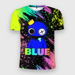 Футболка спортивная мужская Rainbow Friends - Blue, цвет: 3D-принт