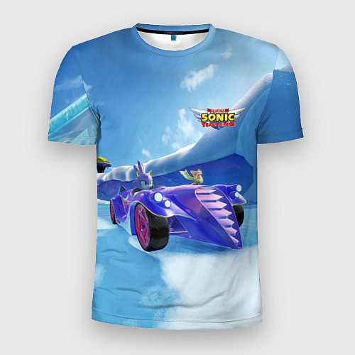 Мужская спорт-футболка Blaze the Cat - Team Sonic racing / 3D-принт – фото 1