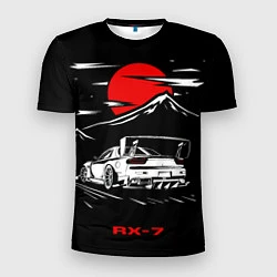 Футболка спортивная мужская Мазда RX - 7 JDM Style, цвет: 3D-принт