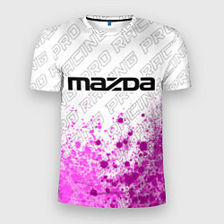 Футболка спортивная мужская Mazda pro racing: символ сверху, цвет: 3D-принт