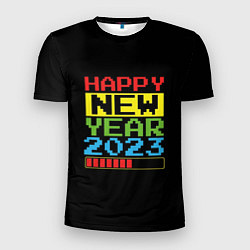 Мужская спорт-футболка Новый год 2023 загрузка