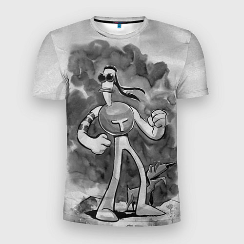 Мужская спорт-футболка Томминавт и Клювик / 3D-принт – фото 1