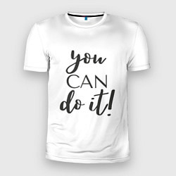 Мужская спорт-футболка You can do it