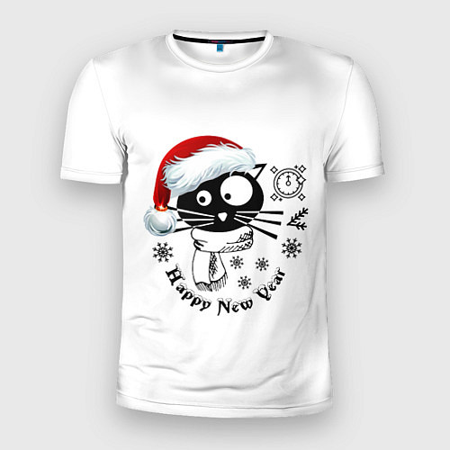 Мужская спорт-футболка Год кота / 3D-принт – фото 1