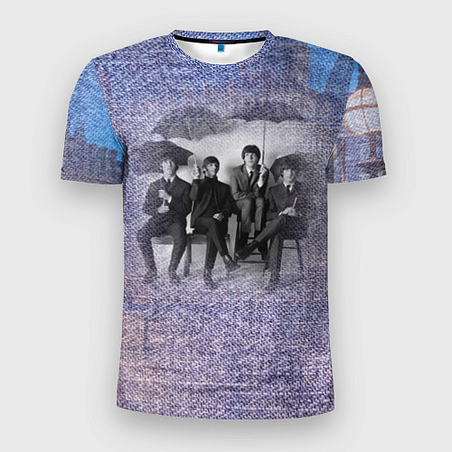 Мужская спорт-футболка The Beatles - Liverpool - England / 3D-принт – фото 1