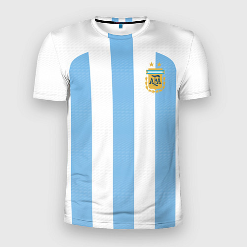 Мужская спорт-футболка Сборная Аргентины ЧМ 2022 / 3D-принт – фото 1
