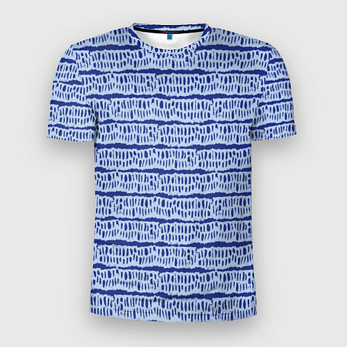 Мужская спорт-футболка Полоска рваная / 3D-принт – фото 1