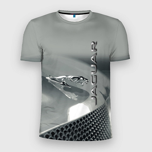 Мужская спорт-футболка Jaguar - капот - эмблема / 3D-принт – фото 1