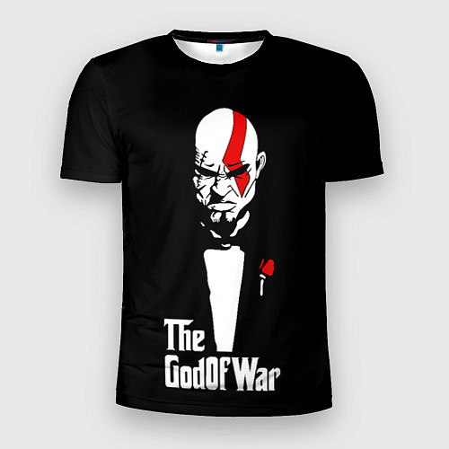 Мужская спорт-футболка God of war - Кратос отец войны / 3D-принт – фото 1