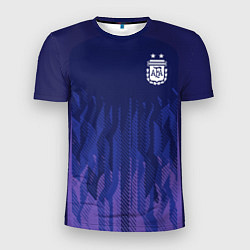 Мужская спорт-футболка Сборная Аргентины ЧМ 2022 выездная