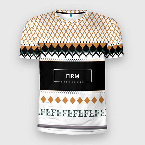 Мужская спорт-футболка FIRM как свитер из детства / 3D-принт – фото 1