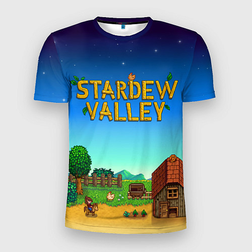 Мужская спорт-футболка Мой дом в Stardew Valley / 3D-принт – фото 1