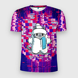 Мужская спорт-футболка Кот потерял своего друга - кролика