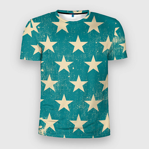 Мужская спорт-футболка Super stars / 3D-принт – фото 1