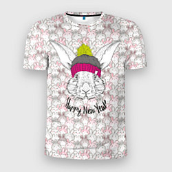 Мужская спорт-футболка Морда кролика 2023