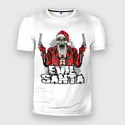Мужская спорт-футболка Злой Санта