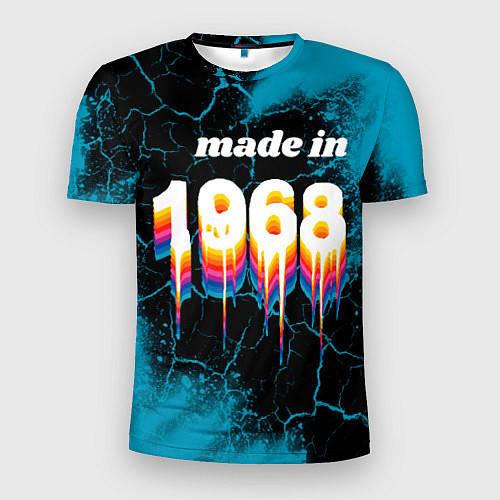 Мужская спорт-футболка Made in 1968: liquid art / 3D-принт – фото 1