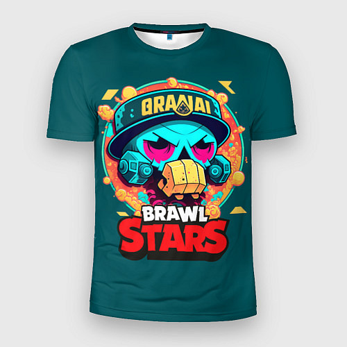 Мужская спорт-футболка Brawl Stars, уникальный персонаж / 3D-принт – фото 1