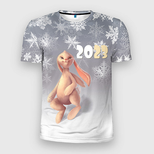 Мужская спорт-футболка Славный кролик / 3D-принт – фото 1