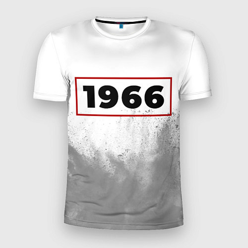Мужская спорт-футболка 1966 - в красной рамке на светлом / 3D-принт – фото 1