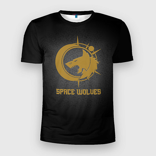 Мужская спорт-футболка Космические волки / 3D-принт – фото 1