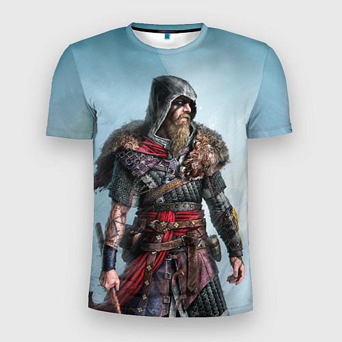 Мужская спорт-футболка Ассасин-викинг / 3D-принт – фото 1