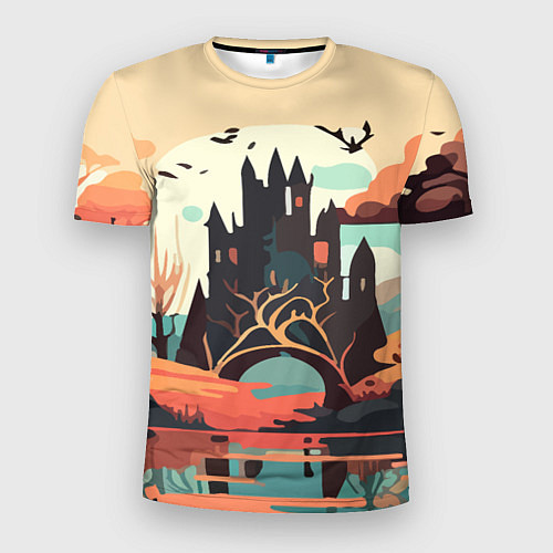 Мужская спорт-футболка Autumn Castle - Huf&Sya / 3D-принт – фото 1