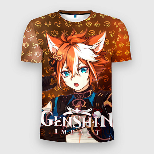 Мужская спорт-футболка Горо элементали / 3D-принт – фото 1